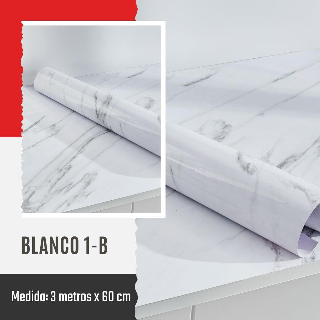 Adhesivo Mármol - 3 Metros x 60 cm