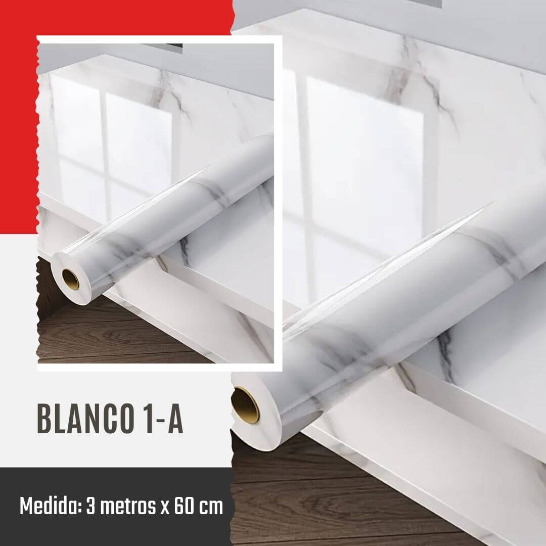 Adhesivo Mármol - 3 Metros x 60 cm