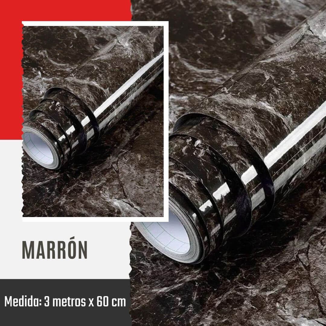 Adhesivo Mármol - 3 Metros x 60 cm