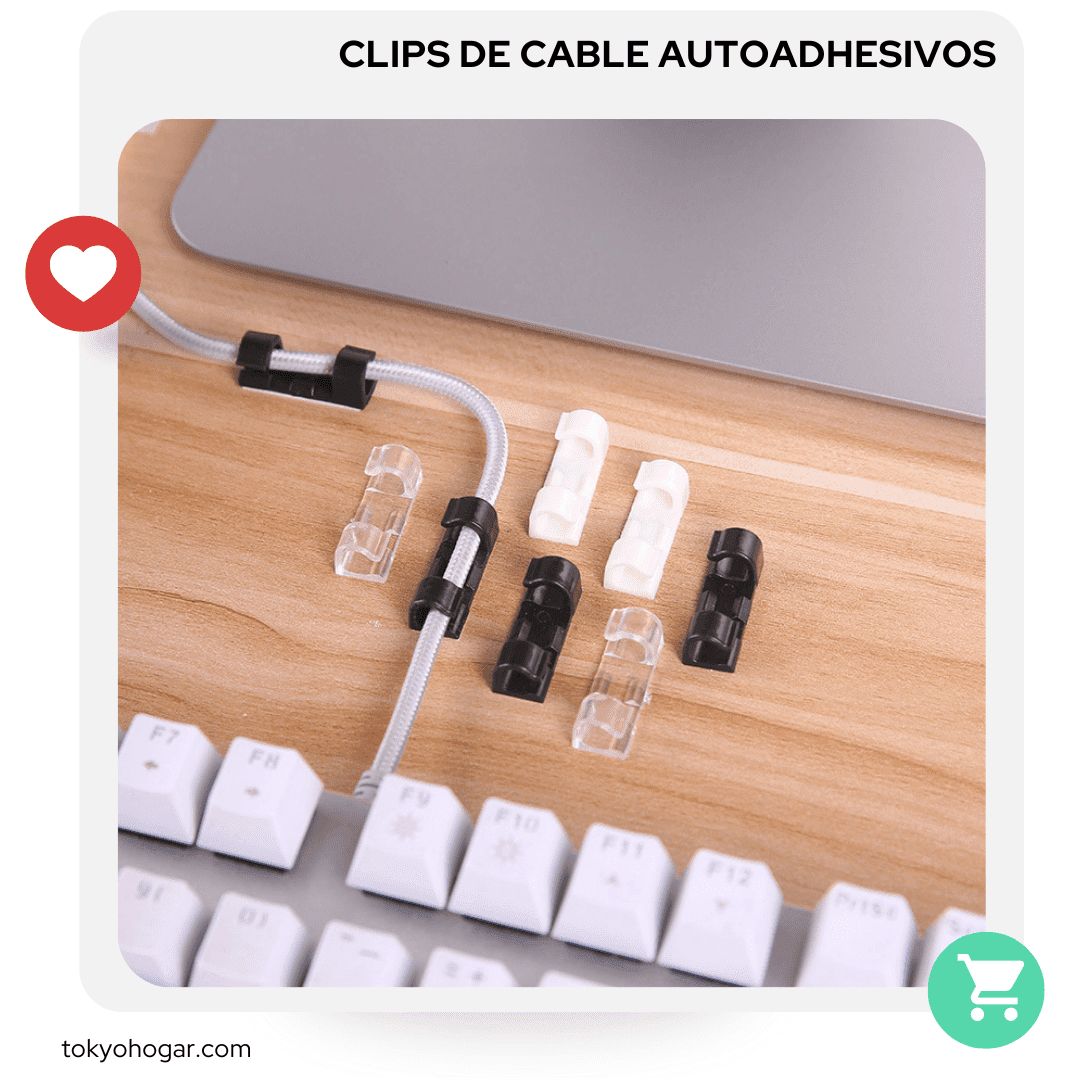 Clip Organizador de Cables
