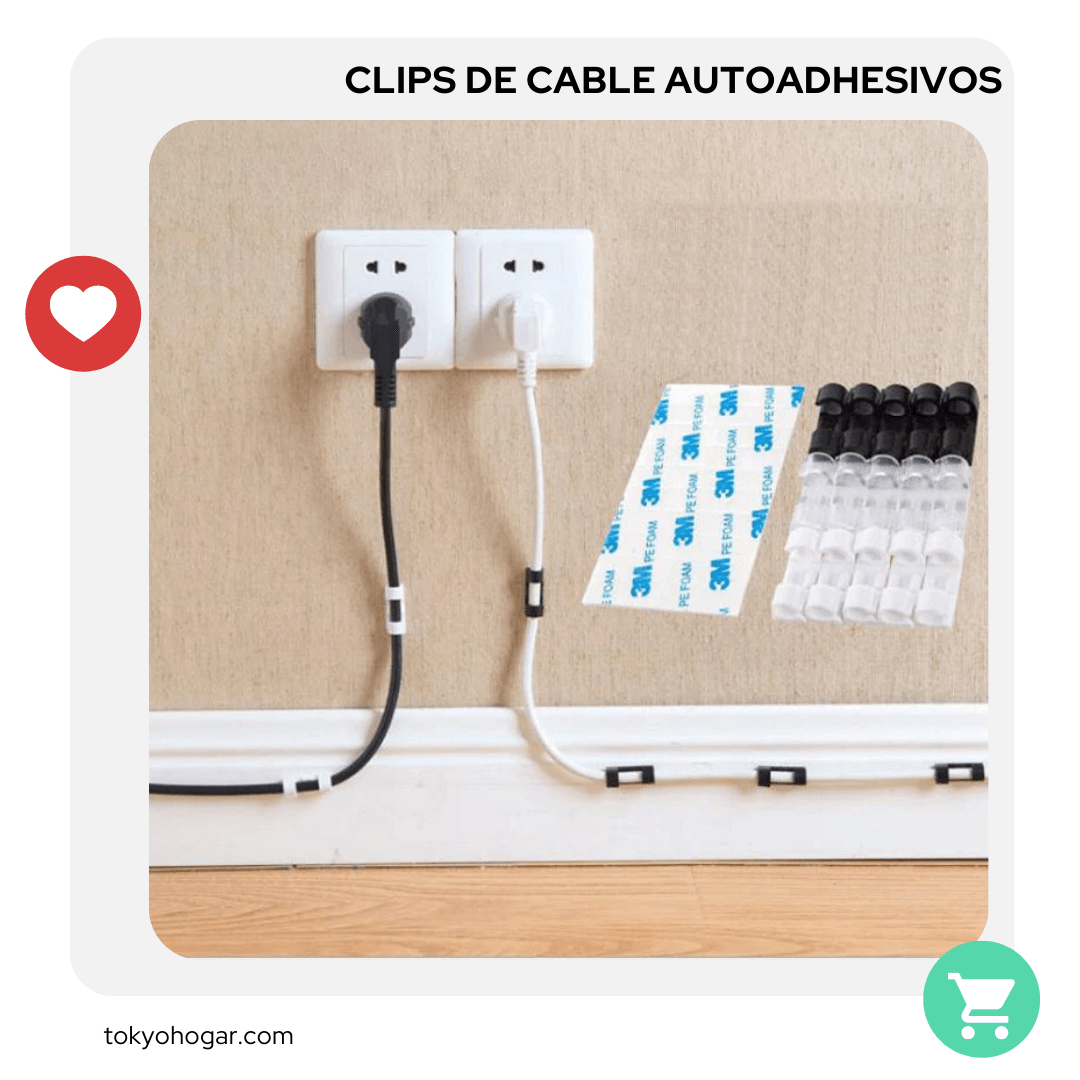 Clip Organizador de Cables