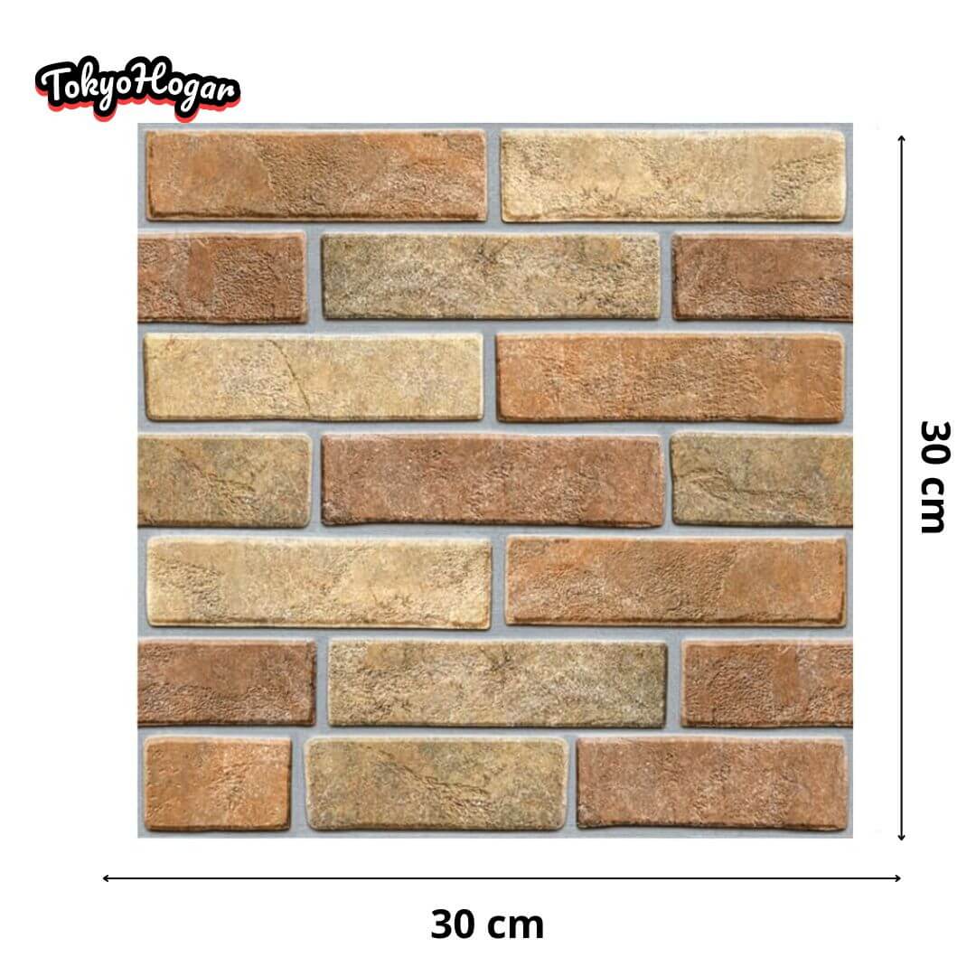 Mayólica Adhesiva 3D para Pared