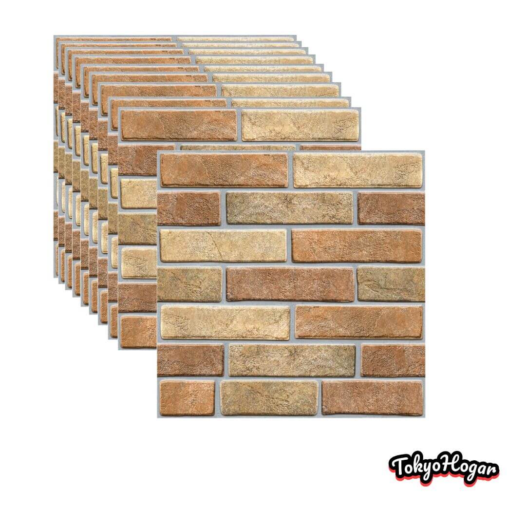 Mayólica Adhesiva 3D para Pared