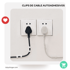 Clip Organizador de Cables