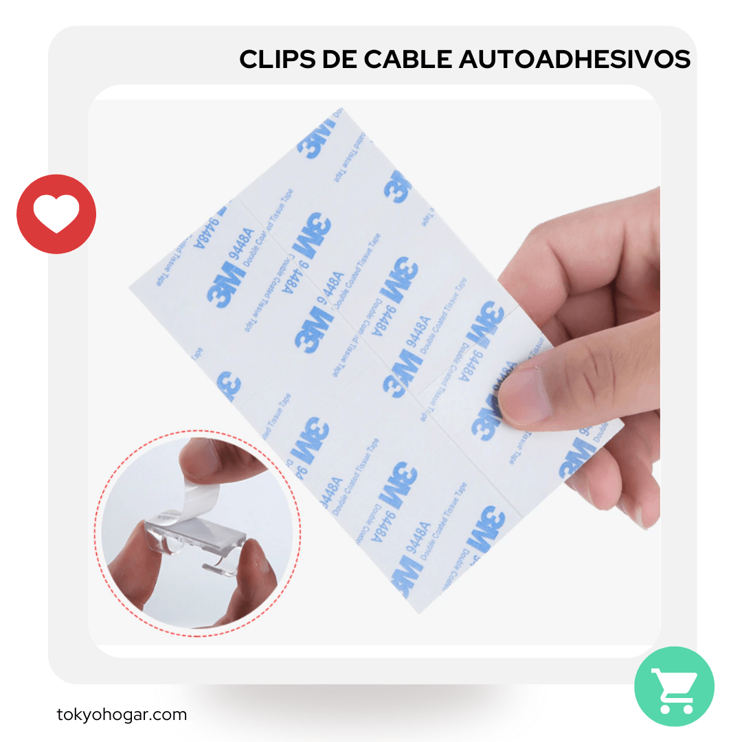 Clip Organizador de Cables