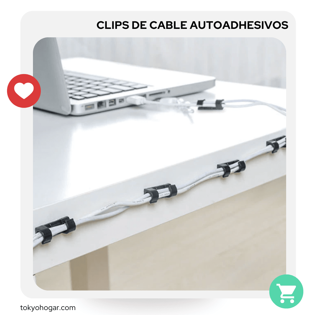Clip Organizador de Cables