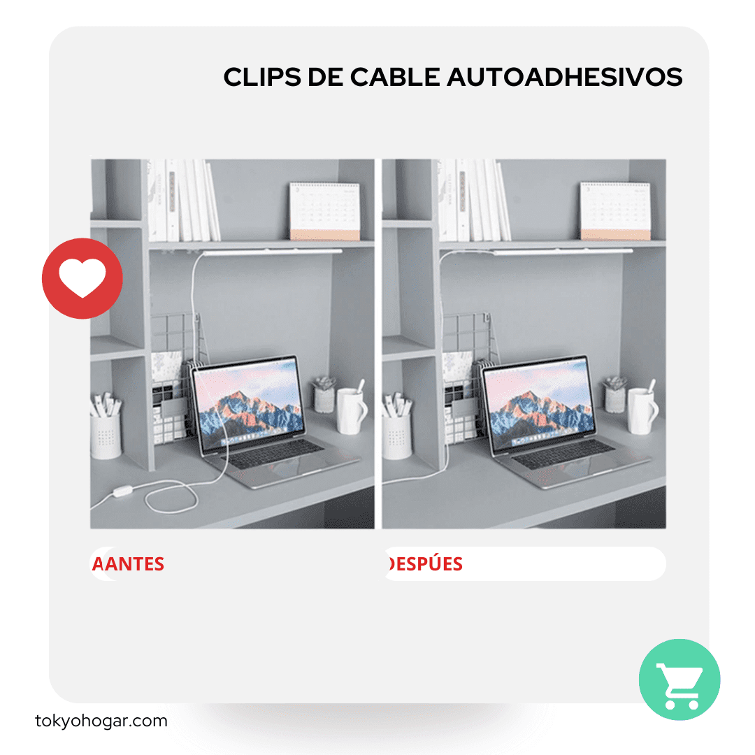 Clip Organizador de Cables