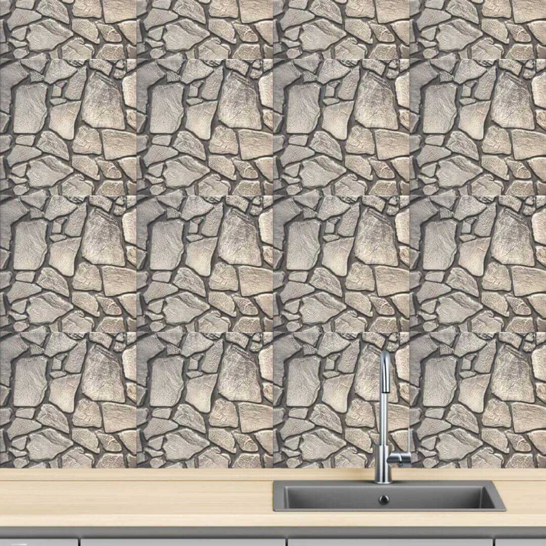 Mayólica Adhesiva 3D para Pared