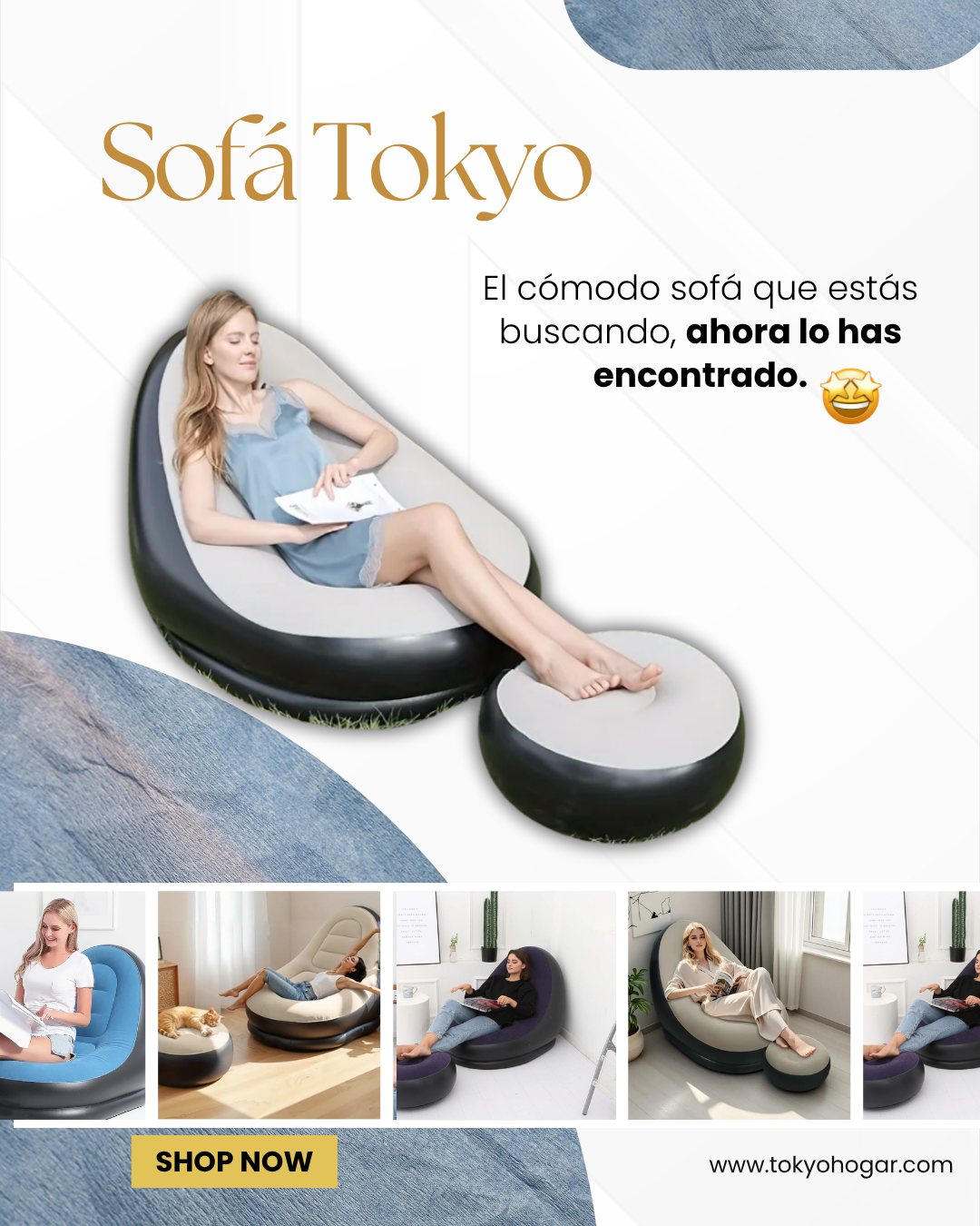 Sofa Inflable 2 piezas