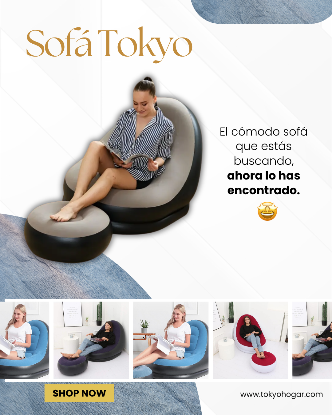 Sofa Inflable 2 piezas