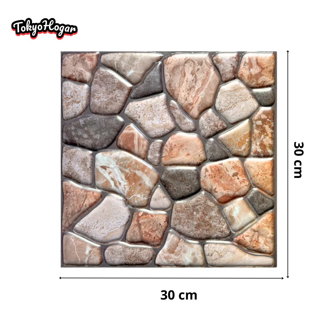 Mayólica Adhesiva 3D para Pared