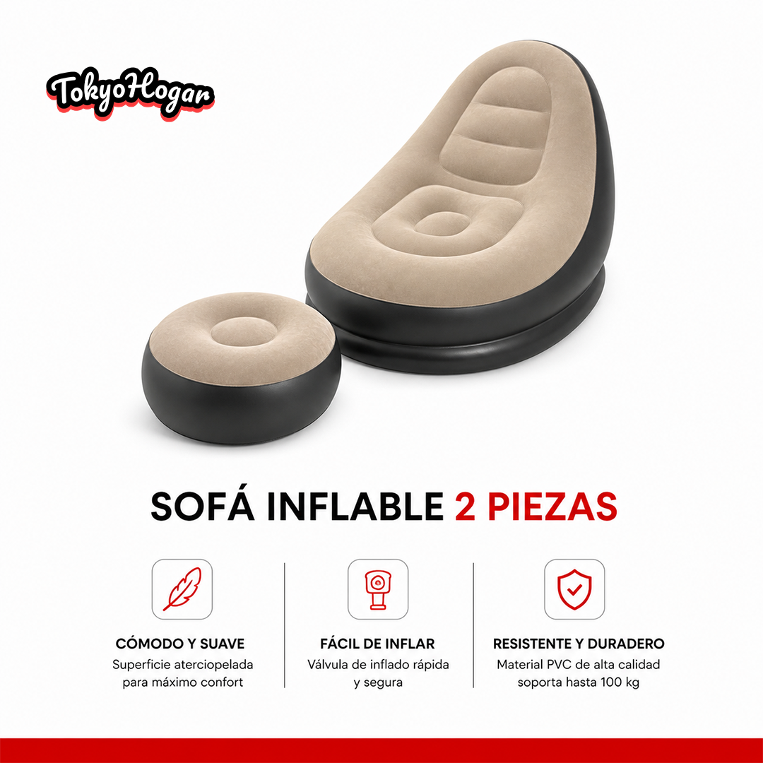 Sofa Inflable 2 piezas