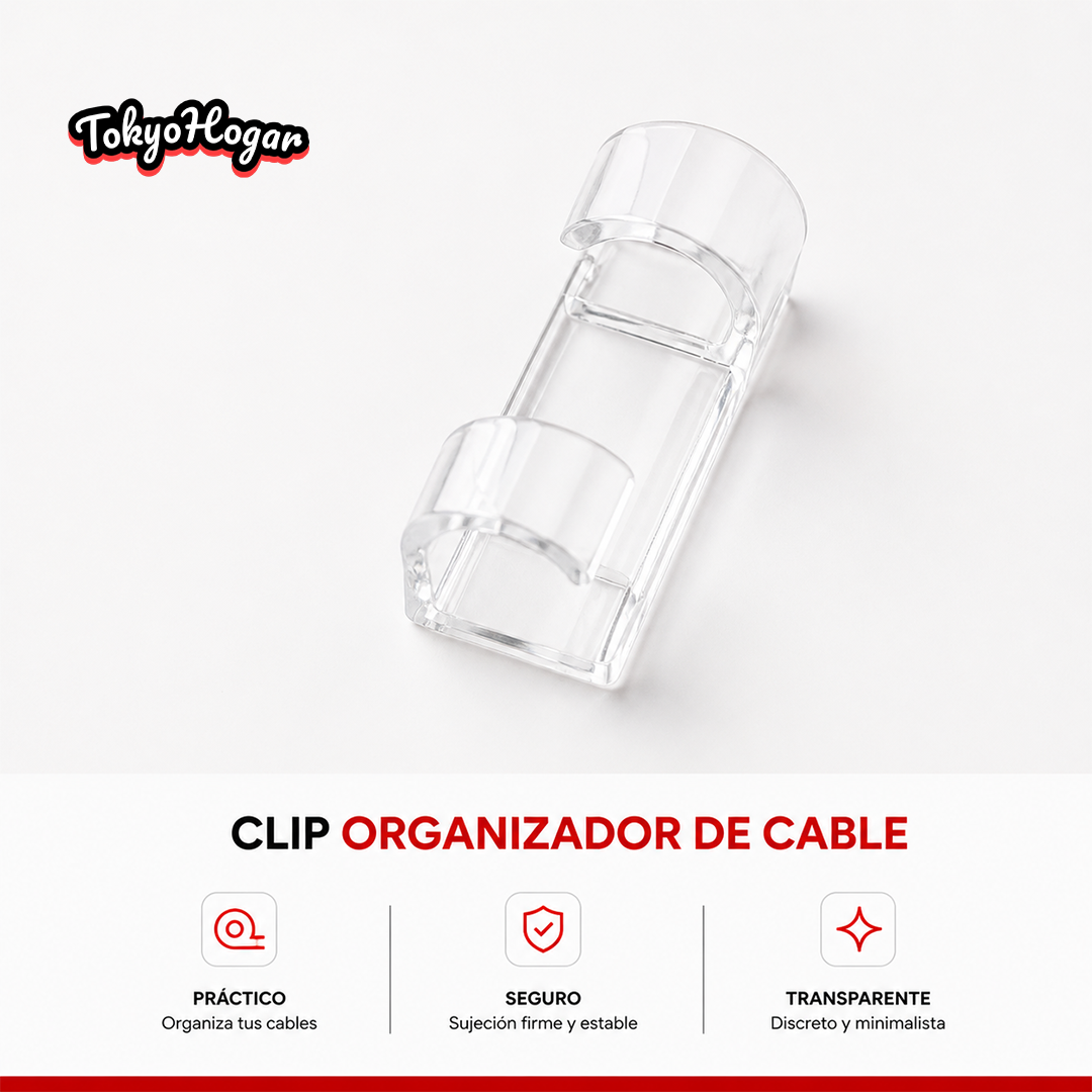 Clip Organizador de Cables