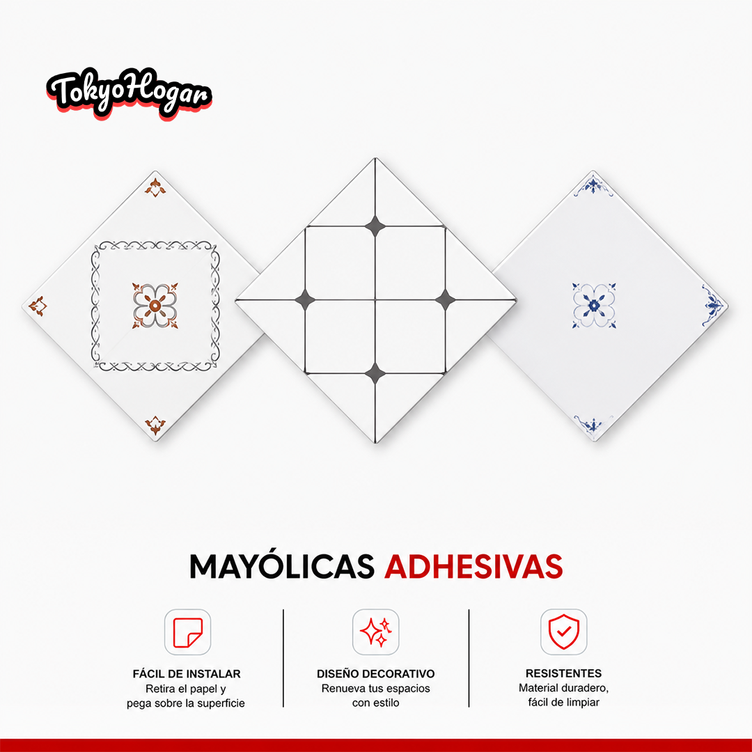 Mayólica Adhesiva - 30x30 cm