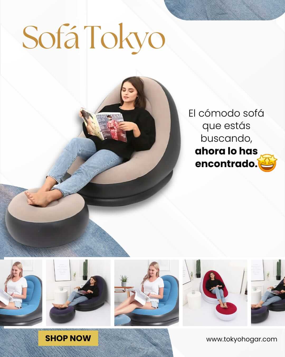 Sofa Inflable 2 piezas